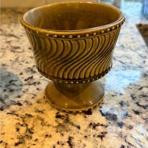 McCoy Vintage Olive Green Planter